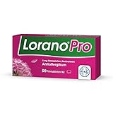 Lorano®Pro 5 mg bei Allergie – Keine Allergietablette ist stärker* | 50St | Die Allergietabletten für alle Heuschnupfen-Symptome | Macht nicht schläfrig***