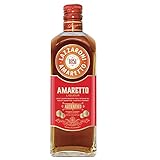 Lazzaroni 1851 Amaretto Likör Produziert mit dem Aufguss von Amaretti Kekse des Klosters von Saronno Original Italienisch - 1 x 700 ml.