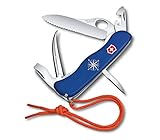 Victorinox Schweizer Taschenmesser, Skipper Pro MW, Multitool, 12 Funktionen, Einhand-Feststellklinge mit Wellenschliff, Kapselheber, feststellbar