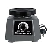 Rüttelplatte Gips,4”Dental Oszillator Gips,220V 100W Gipsrüttler Rüttelplatte Elektrisch,Einstellbare Geschwindigkeit Rund Gips vibratorplatte Oszillator,Dentalvibrator zum Mischen von Gips,Gussmodell