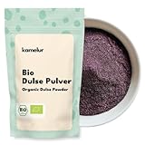 Kamelur Dulse Pulver Bio 100g - Palmaria Palmata - Lappentang - Rotalge - Dulsepulver ohne Zusätze -