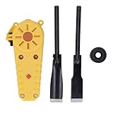 Holzschnitzmeißel Set Elektrisches Meißel Werkzeug für DIY -Kunst Edelstahl -Meißel Winkel gelbe Schwarz