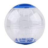 ARTOCT Hamster-Gymnastikball, 12 cm, Transparentes Kunststoff-Laufspielzeug für Kleine Haustiere Zum Spielen von Rennmäusen, Hamstern und Kleinen Haustieren (Blau)