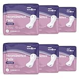 Amazon Basic Care Inkontinenz Einlagen Extra Plus, Polster, Unparfümiert, 6 Packungen à 8 Stück (48 Einlagen)
