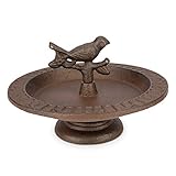 WILDLIFE FRIEND I Vogeltränke stehend – Frostsicher für Garten & Balkon (? 20cm) I Vogelbad, Vogelbecken, Wassertränke I Wasserschale mit Vögelchen