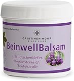 CristinenMoor BeinwellBalsam -200ml- mit 100% natürlichem Beinwellextrakt, Beinwellsalbe hochdosiert zur Pflege von Muskeln und Gelenken - bei Rücken-, Knie- und Nackenbeschwerden