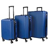 ITACA - Gepäck-Sets, Reisekoffer, Reisekoffer Set, Kofferset, Hartschalenkoffer, Trolley-Set, Luggage - Große Auswahl an Koffer & Trolleys für Jede Reise!, Blau