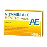 Vitamin A+E Hevert Vital für Augen, Haut und Immunsystem, 60 St. Kapseln