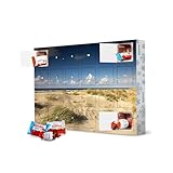 Adventskalender mit Produkten von Kinder® Spiekeroog artboxONE Adventskalender Reise/Strand und Meer