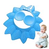 Duschhaube für Kleinkinder, Schutzkappe, Shampoo, Dusche, Badeschutz, weich, verstellbar, Visier für Kleinkinder und Kinder