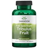 Swanson, Full Spectrum Tribulus Fruit, Erd-Burzeldorn-Frucht, 500mg, 90 Kapseln, Laborgeprüft, Sojafrei, Glutenfrei, Ohne Gentechnik