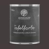 Lignocolor Tafelfarbe Tafellack echter Tafel-Look 750ml (Cement 02)