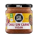 Little Lunch Bio Eintopf Chili Sin Carne | 350ml | 100% Bio-Qualität | Vegan | Glutenfrei | Laktosefrei | Ohne zugesetzten Zucker | Keine künstlichen Zusätze | Ohne Geschmacksverstärker