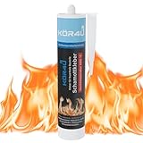 kör4u Schamottkleber 310ml, beige, Kleber für feuerfeste Bauteile, perfekt zur Reparatur von beschädigten Schamottsteinen