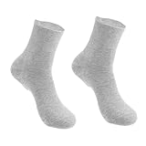 Homoyoyo 2Stücke Feuchtigkeitsspendende Socken für Männer Baumwollsocken zur Fußpflege bei Trockener Rissiger Haut für Gesunde Füße und Optimale Fersenpflege
