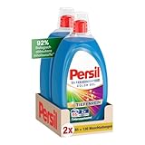 Persil Ultra Konzentrat Color Waschmittel (2 x 65 Waschladungen), hochkonzentriertes Flüssigwaschmittel mit Tiefenrein-Plus Technologie gegen hartnäckigste Flecken