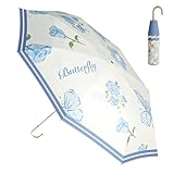 Generisch Tragbarer Regenschirm | Sonnenschutz-Schirm - Zusammenklappbares Dach Mit J-Holzgriff Für Unterwegs, Wandern, Commuting, Auto & Outdoor