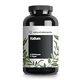 Kalium – 240 Kapseln mit 800 mg elementarem Kalium (aus Kaliumcitrat) pro Tagesdosis – für Blutdruck, Muskelfunktion & Nervensystem – vegan, hochdosiert, ohne Zusätze