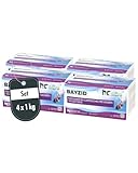 Höfer Chemie Flockkartusche Pool 4 x 1kg Bayzid - Flockungsmittel Pool - Filtert Verunreinigungen in Pool & Schwimmbad mit Sandfilteranlagen - Einfache Dosierung