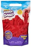 Kinetic Sand, 907 g roter Spielsand, sensorisches Spielzeug für Kinder, luftdichter Beutel, ab 3 Jahren