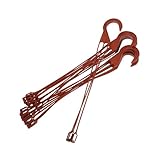 NOLITOY 10 Stück Teiliges Kunststoff Blumentopfhalter Haken für Blumenampel Halterung Langlebige Hängende Pflanztopfhalter für Garten Balkon Einfache Platzsparend und