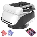 2-in-1-Automatischer Kartenmischer und Dealer-Automat, 360° drehbarer elektrischer Poker-Dealer-Automat mit 2 Kartendecks, for anwendbar auf Blackjack-Texas-Hold'em-Spielkarten, unterstützt 8 Spieler