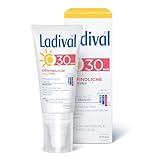 Ladival Empfindliche Haut Plus Sonnenschutz Creme für das Gesicht LSF 30 Parfümfreie Sonnencreme ohne Farb und Konservierungsstoffe wasserfest, 50 ml