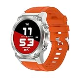 YERAD Gard Pro Ultra 2+ Smartwatch, 1,4 Zoll AMOLED Militär-Smartwatches für Herren (Annehmen/Tätigen von Anrufen), 400 mAh IP68 Fitness-Tracker mit Herzfrequenz, Schlafmonitor mit NFC für iOS Android