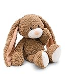 NICI Kuscheltier Hase Lopino 25cm - braun - Weiches Plüschtier – niedliches Stofftier zum Kuscheln & Spielen – tolle Geschenkidee für Kinder & Erwachsene | 62314