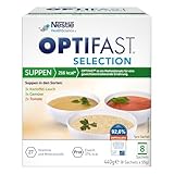 OPTIFAST Probierpaket mit Suppen zum Abnehmen | eiweißreicher Mahlzeitersatz mit wichtigen Vitaminen und Mineralstoffen | schnell zubereitet und lecker im Geschmack |8 x 55g