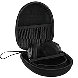 MyGadget Kopfhörer Tasche 21 x 18,5 cm - Kompakter Case Schutz für Over Ear Headphones & Zubehör - Universal Transport Box - Schutzhülle in Schwarz