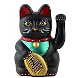 Freak Scene Superfreak Glückskatze - Maneki-Neko - Winkekatze - 13 cm - schwarz