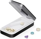 Tablettenteiler für Präzises Schneiden, Tablettenteiler für Alle Tabletten, Tablettenteiler für Kleine Tabletten, Tablettenschneider