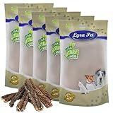 Lyra Pet® 5 kg Rinderpansen getrocknet 12-15 cm | Naturbelassener Kausnack | Proteinhaltiges Leckerli auch für Welpen und ältere Hunde | Nährstoffreich | Schonend getrocknet | Gut verträglich