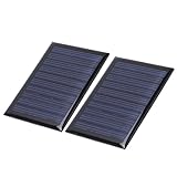 Solar Power -Modul, 60 X 44 Mm, 2 Stück, Tragbar, Kompakt, Polysilizium, Solar-Epoxid-Modul, 5 V, 50 MA, für Camping