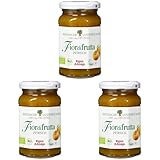 Rigoni di Asiago Fiordifrutta - Fruchtaufstrich - Pfirsich Bio, 250 g (Packung mit 3)