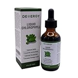 Chlorophyll flüssig, 60 ml, hohe Konzentration, ohne Alkohol, vegan und 100 % natürlich, glutenfrei