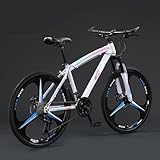 Mountainbike 27,5 Zoll 30 Gang Carbonstahlrahmen Stoßdämpfende Scheibenbremsen Geeignet für Jugendliche und Erwachsene Im Gelände E1,24-inch 21-Speed