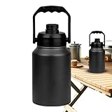 Ruwshuuk Isolierter Eisbehälter Mit Deckel,2 Liter Eisbehälter Mit Griff Für Camping Und Outdoor - Kann als Flasche für Camping Hotel Angeln Küche Pool Gastronomie genutzt Werden