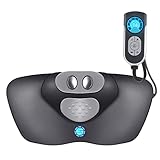 Nackendehner für dynamisches Heben und Trainieren der Halswirbelsäule, Nackenmassagegerät mit 3 Modi, Elektrotherapie und entspannender Heißkompresse, 40 bis 50 °C