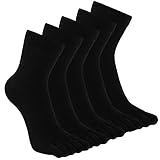 TEENLOVEME® Herren Zehensocken Baumwolle Männer Five Fingers Socken Sport laufende Zehe Socken, Schwarz,5 paar,Gr.39-44