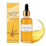 Bio Rosmarinöl Haare, Rosemary Oil For Hair, Kopfhaut- und Haarstärkungsöl, Nourishing for Dry Damaged Locks, Rosmarinöl und Rizinusöl, Frizz Control & Scalp Care (1PC, 50ml)