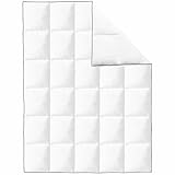 Eleganz Winter-Daunendecke 2 STK. 140x200 cm - Mikrofaser-Bezug mit Entenfedern & Daunenfüllung - Leicht & Wärmend für Kalte Nächte - Bettbezüge für Gemütlichkeit