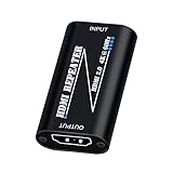 KUYIA HDMI-Repeater 4K 60 Hz, Extender-Verstärker, Buchse auf Buchse, Kabeladapter, 30 m, 2.0 Signalverstärker für PS4/DVD/TV-Box