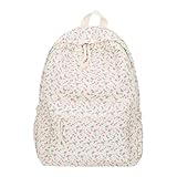 Monozoz Rucksack für Teenager, Mädchen, Büchertaschen, Grundschultasche, leicht, für Damen, Reisen, lässig, Tagesrucksack, rosa , mittelgroß, Freizeit (niedliche ), a, Refer to description