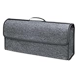 VBGURR 1Stück Kofferraum Organizer, Auto Kofferraum Organizer, Filz Auto box kofferraumtasche Toolbag - Geeignet für alle Fahrzeuge (Grau)