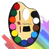 Générique Aquarellfarben-Set – Aquarellfarben für die | Wasserfarben-Sets für die | Reise-Aquarell-Set | Malpalette Supplies in 12