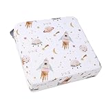 predolo Kinderstuhl Sitzkissen Booster Sitz Kinder Esszimmerstuhl Sitzkissen Rutschfest Bequem Cartoon Muster Schwamm für Jungen Mädchen Zuhause 32cmx32cmx8cm
