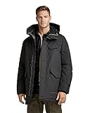 G-STAR RAW Men's Jackets Vodan Padded Hooded Parka, Schwarz (dk black D22713-A281-6484), M