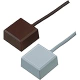 ABUS FU7300W potenzialfreier Glasbruchmelder (weiß) – passiver Piezo-Sensor, ohne Betriebsspannung, 2 m Radius/bis 4 m², direkte Scheibenmontage, CMOS-Relais (potentialfrei)